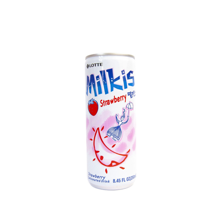 Корейській напій Milkis - Полуниця