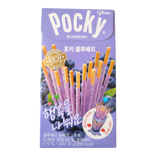 Японські бісквітні палички Pocky - Blueberry