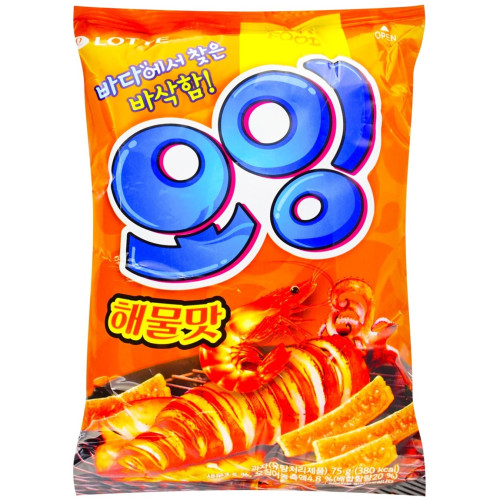 Корейський снек Lotte Oing! Squid Sea Food Snack 