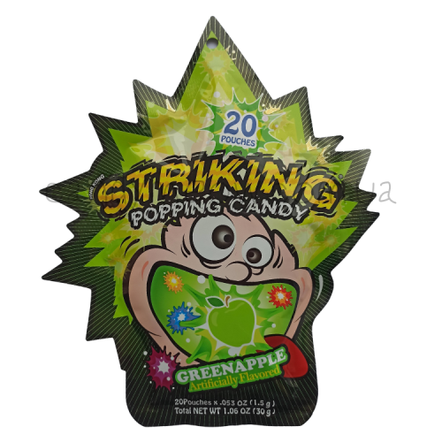 Strikinng Popping Candy - Green Apple