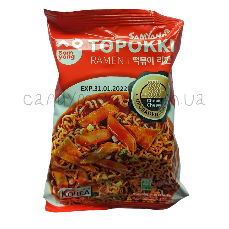 Samyang - Гострий Рамен з Токпоккі соусом