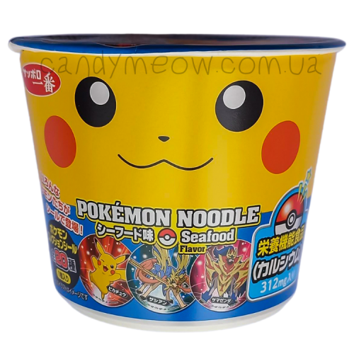 Pokemon Noodle Seafood flavor