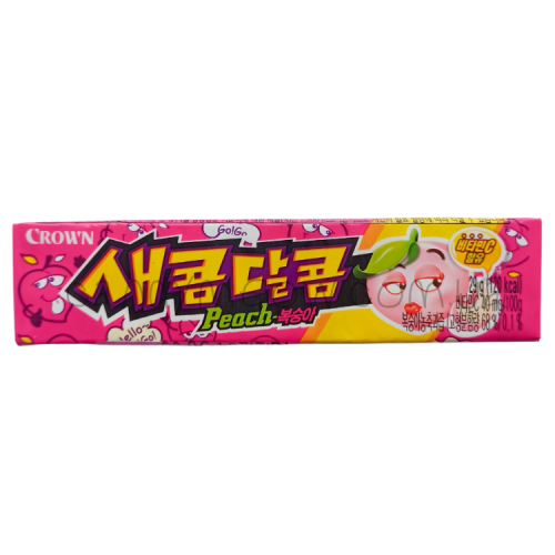 Корейська жувальна цукерка Crown Saekom Dalkom - Peach