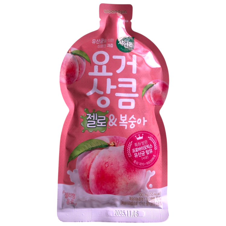 Woongjin Yogurt Peach Jelly