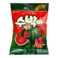Корейські цукерки Lotte Jellycious - Кавун