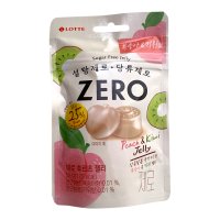 Желе Lotte Zero Sugar Peach & Kiwi Jelly (без цукру, зі смаком Персик та Ківі). 