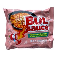 Гостра корейська локшина Булсаус Bul Sauce Ramen Carbonara зі смаком курки та сиру