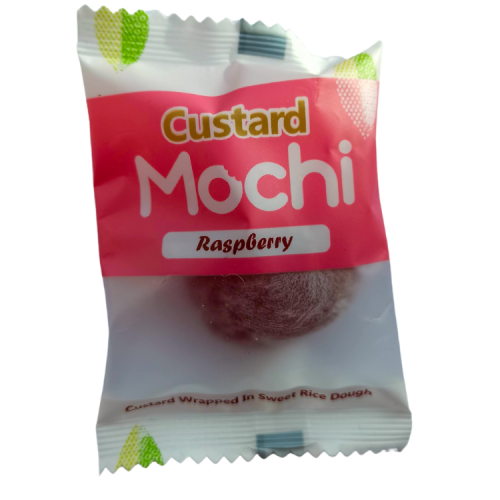 Custard Mochi Raspberry (mini)