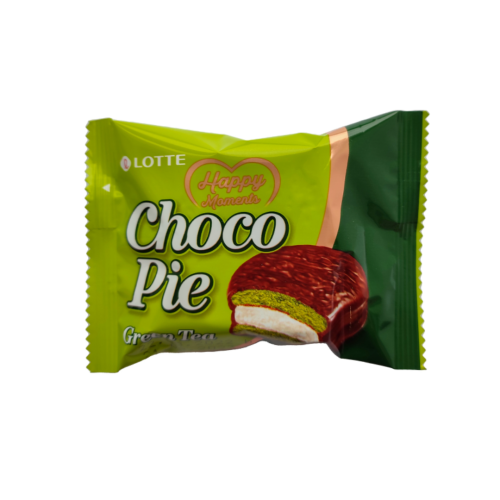 Lotte Choco Pie - Green Tea