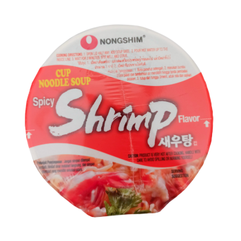 Nongshim Cup Noodle Spicy Shrimp