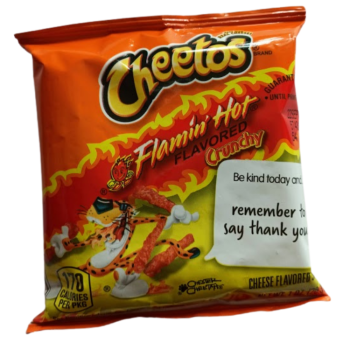 Cheetos Crunchy Flaming Hot Cheese