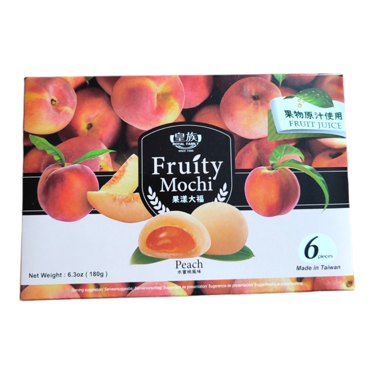 Азійські тістечка мочі Royal Family Fruity Mochi - Персик