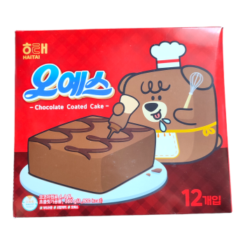 Корейськe тістечко Haitai - Chocolate Coated Cake