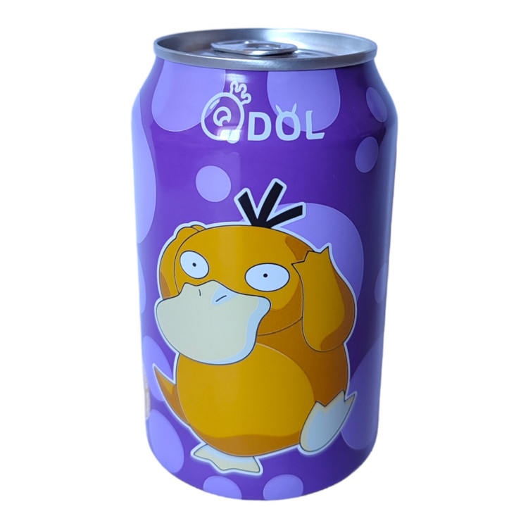 Газований напій QDol Pokemon - Psyduck Виноград