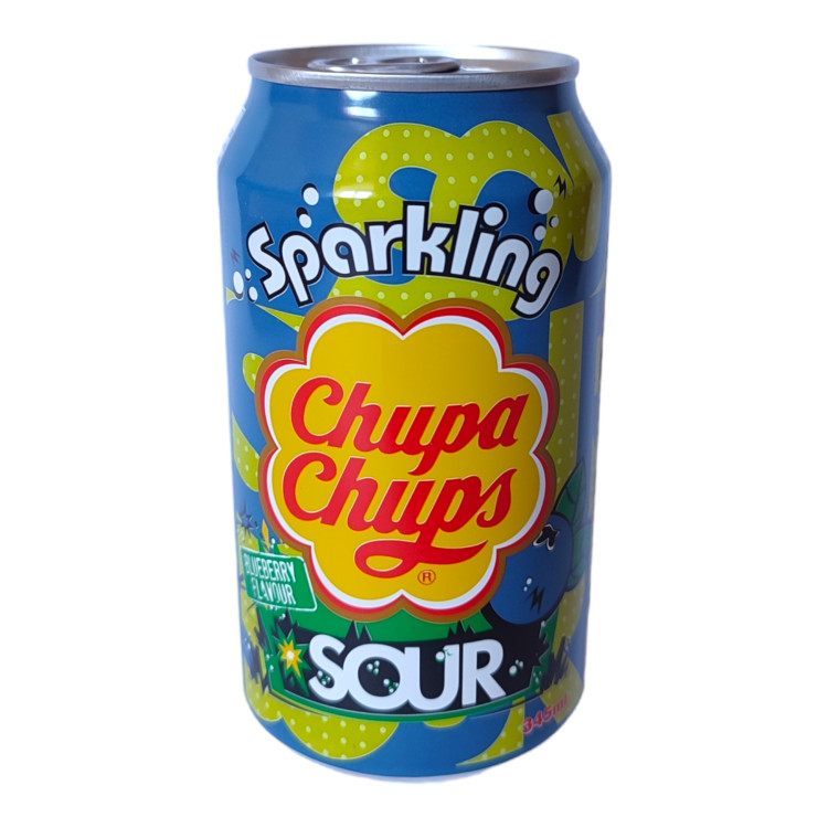 Газований напій Chupa-Chups - Sour Blueberry