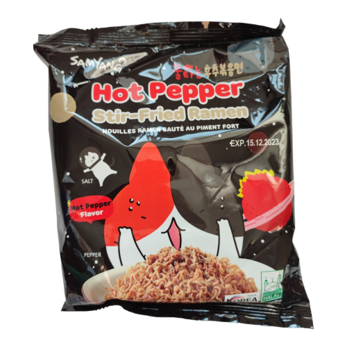 Корейский рамен Samyang Hot Pepper Stir-Fried Ramen(Black Pepper) 