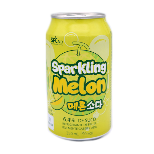 Корейська газованка з динею Sparkling Melon Juice Drink 350ml