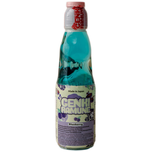 Genki Ramune Soda - Blueberry