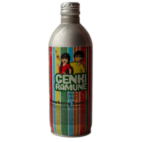Genki Ramune Soda - Strawberry (500 мл)