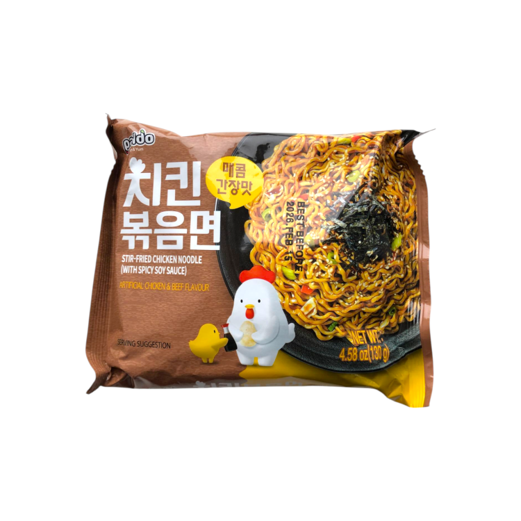 Корейська локшина Paldo Stir-Fried Chicken Noodle