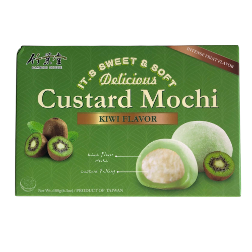 Bamboo House Custard Mochi - Kiwi