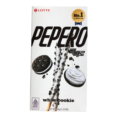 Корейські бісквітні палички Pepero - White Cookie