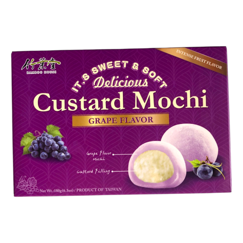 Bamboo House Custard Mochi - Grape