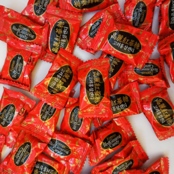 Cheong Woo Korean Red Ginseng Candy - женьшеневые конфеты
