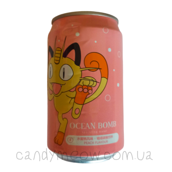 Ocean Bomb Sparkling Water - Peach (Pokémon Drinks)