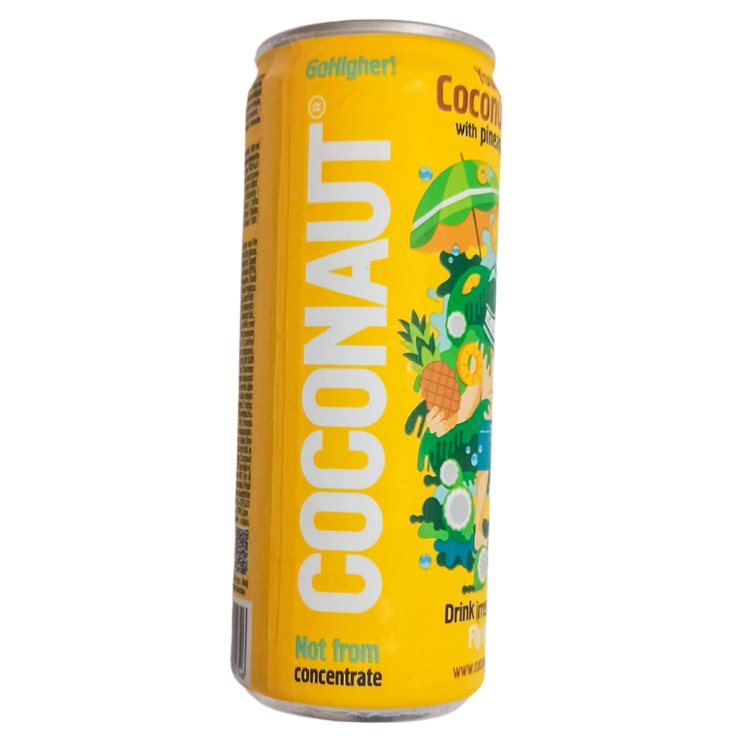 Coconaut. Coconut water with pineapple juice