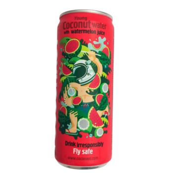 Coconaut. Coconut water with watermelon juice