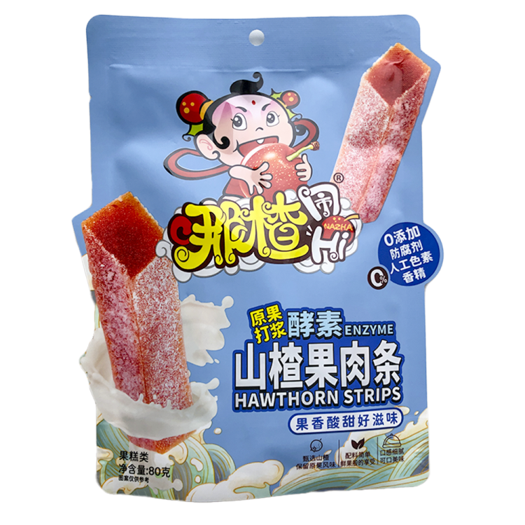 Натуральний Фруктовий Десерт NAZHA HI Глід з Ферментами (BLUEBERRY HAWTHORN)