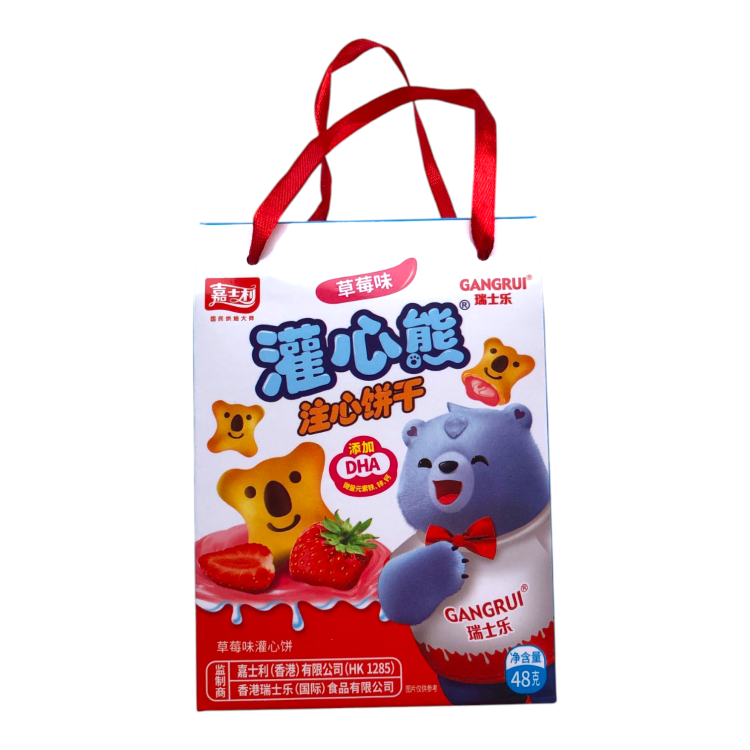 Печиво Gangrui Koala зі смаком полуниці
