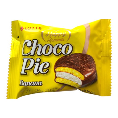 Корейськe тістечко Lotte Choco Pie - Banana