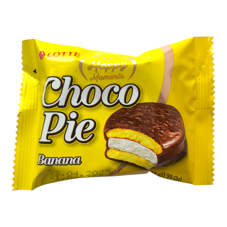 Корейськe тістечко Lotte Choco Pie - Banana