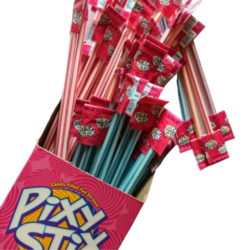 Веселые соломинки Pixy Stix 