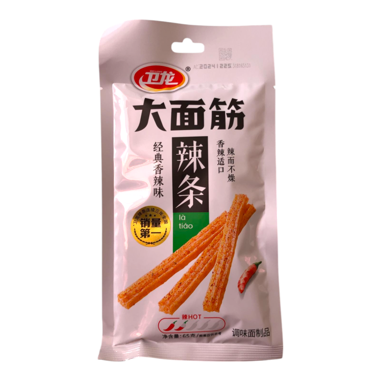 Азійський снек Wei Long La Tiao Hot & Spicy