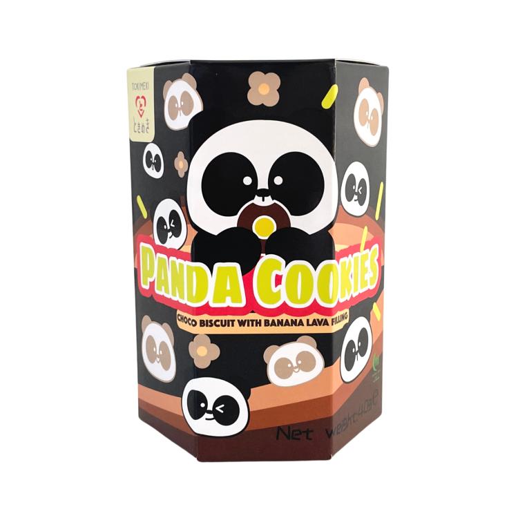 Японське печиво Tokimeki Panda Chocolate Cookies - Банан